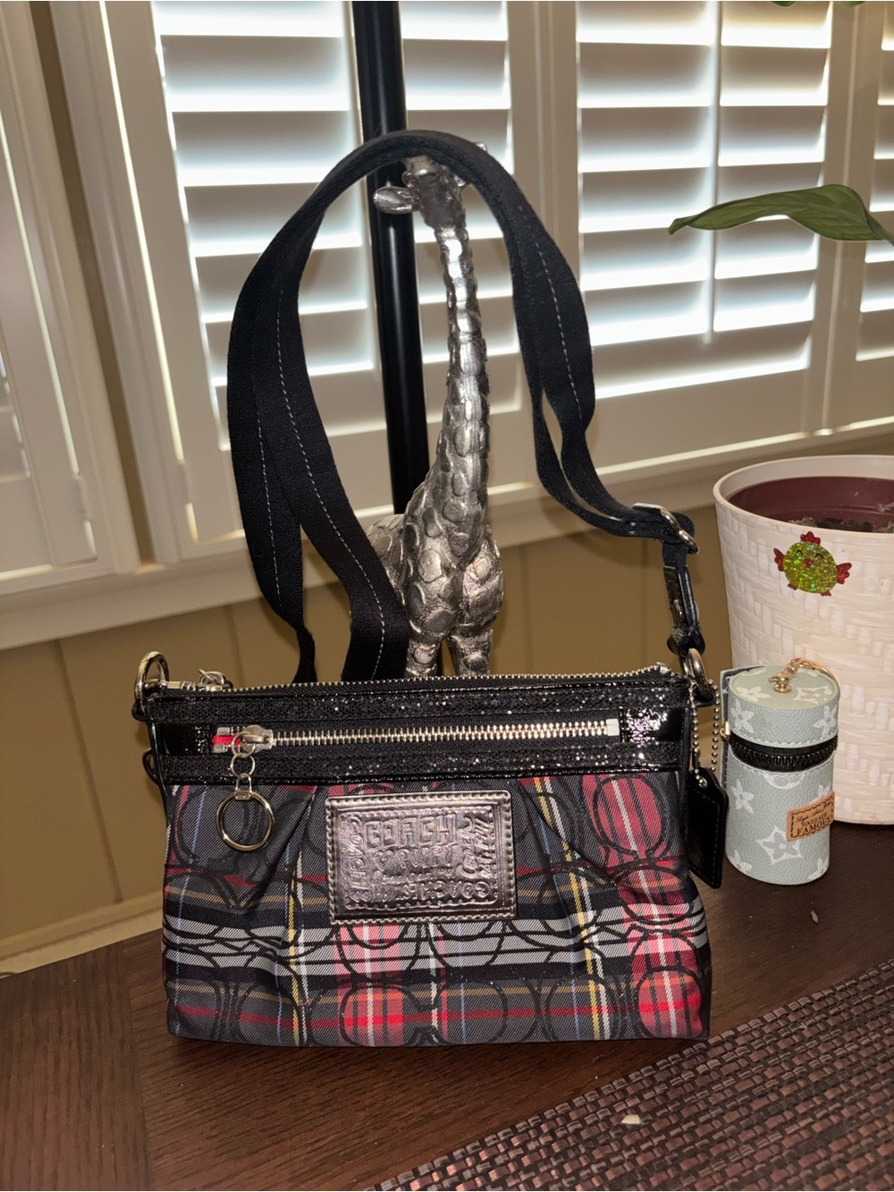 Coach Plaid Tartan Poppy
Crossbody Bag